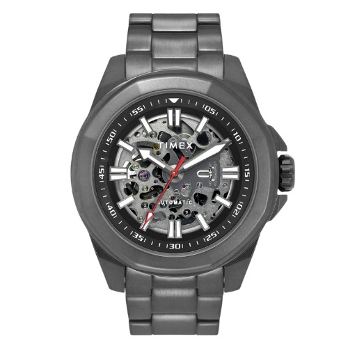 Timex Men Black Round Dial