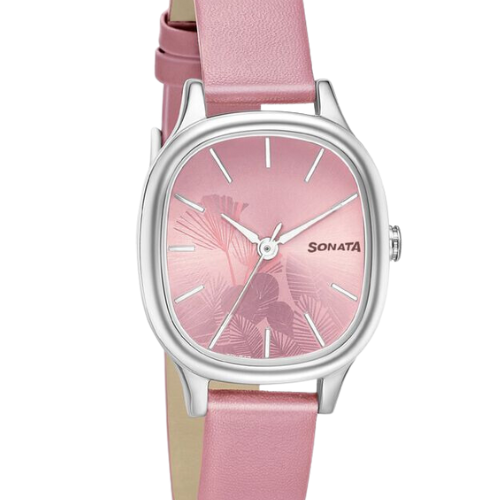 Sonata Linnea Pink Dial Women Watch
