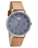 Sonata Quartz Analog with Date Leather Strap Watch for Men