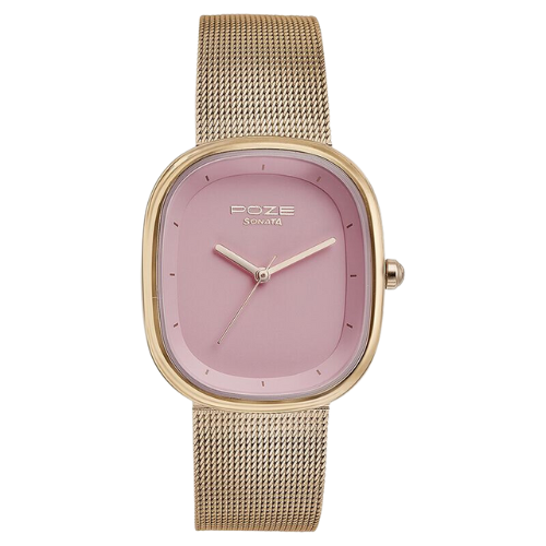 Sonata Poze Quartz Analog Pink Dial