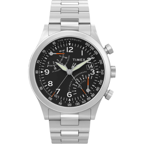 Timex Waterbury Men Black Round Dial