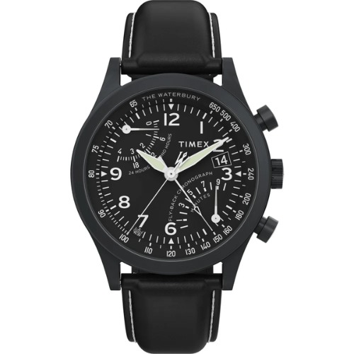 Timex Waterbury Men Black Round Dial