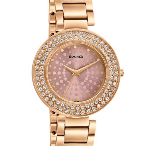 Sonata Blush It Up Pink Dial