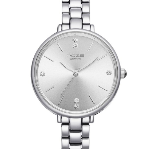 Poze by Sonata Quartz Analog Silver Dial
