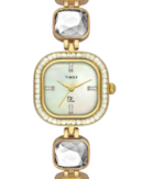 Timex Fria Women Mother Of Pearl Square Dial