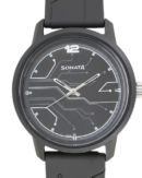 Sonata Quartz Analog Black Dial