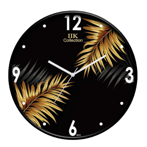 IIK COLLECTION Plastic Analogue Round Wall Clock