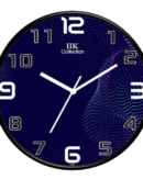 IIK COLLECTION Abstract Analogue Round Plastic Wall Clock