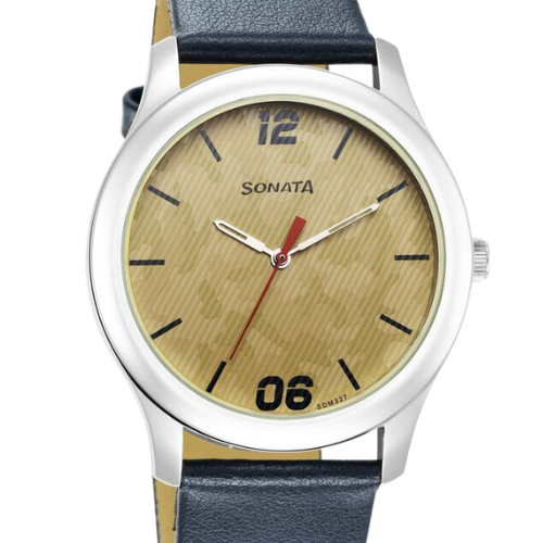 Sonata Quartz Analog Multicoloured Dial