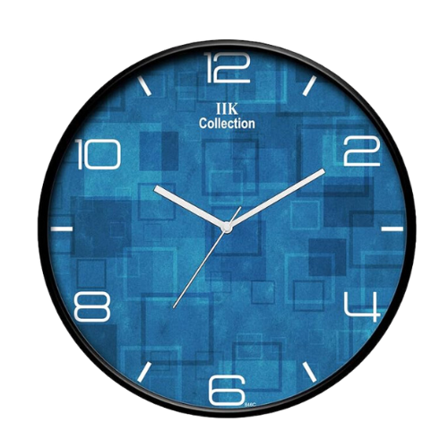 IIK COLLECTION Plastic Designer Analogue Round Wall Clock