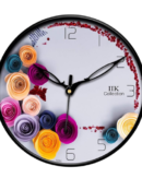 IIK COLLECTION Designer Analogue Plastic Round Wall Clock