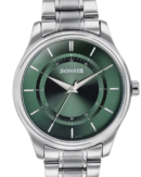Sonata Quartz Analog Green Dial