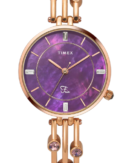 Timex Fria Women Purple Round Dial