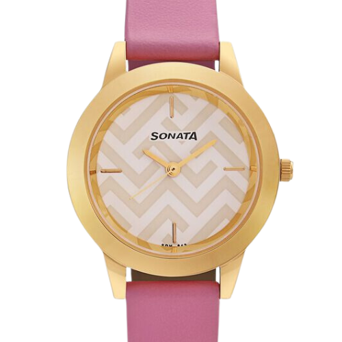 Sonata Splash White Dial Women Watch