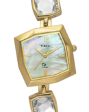 Timex Fria Women Mother Of Pearl Square Dial