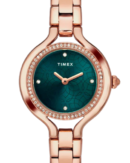Timex Fria Women Green Round