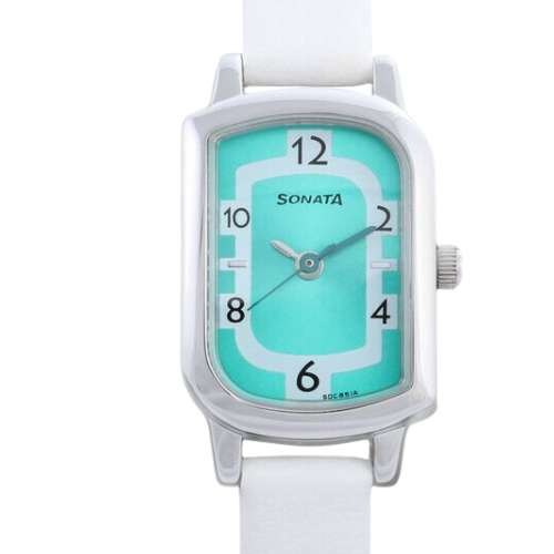 Sonata Quartz Analog Green Dial