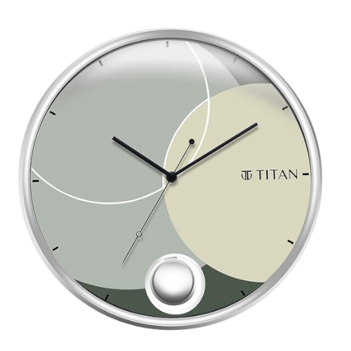 Titan Contemporary Round Pendulum Clock