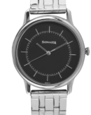 Sonata Quartz Analog Black Dial