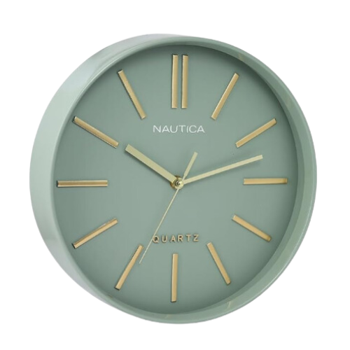 Nautica I 12 Inch I Non Ticking Silent Analog Wall Clock I 1Pc Analog Wall Clock