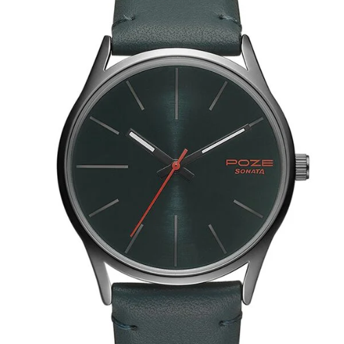 Poze by Sonata Quartz Analog Black Dial