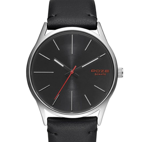 Poze by Sonata Quartz Analog Black Dial