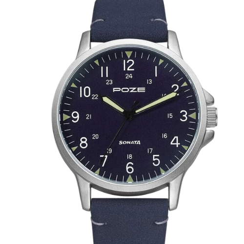Poze by Sonata Quartz Analog Blue Dial