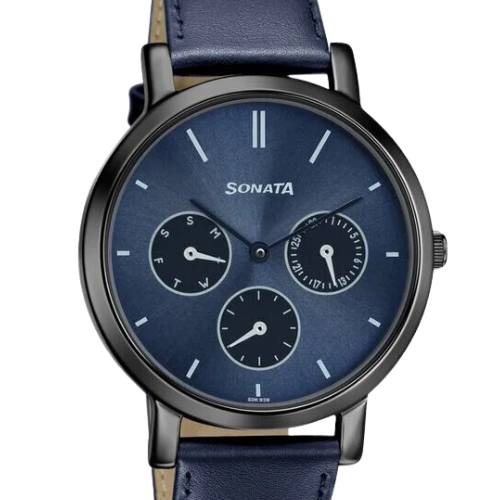 Sonata Multifunctions Blue Dial Women Watch
