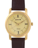 Sonata Quartz Analog Champagne Dial