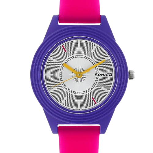 Sonata Colorpop Silver Dial