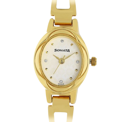 Sonata Pankh White Dial Women Watch