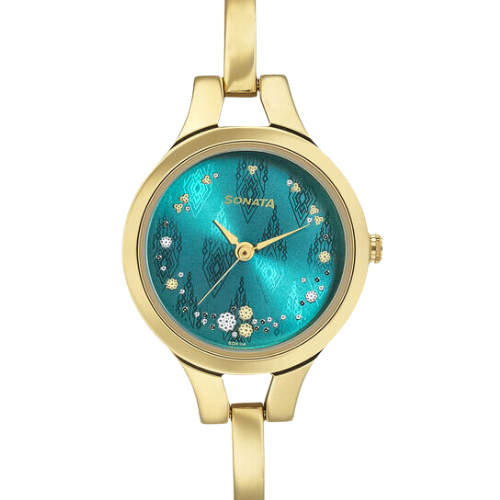 Sonata Wedding Green Dial