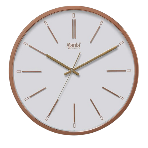 Ajanta Plastic Real Silent Sweep Movement Modern Designer Analog Clock