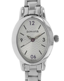 Sonata Quartz Analog Silver Dial