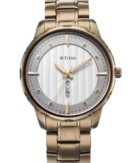 Titan Regalia Analog with Day and Date Opulent White Dial Watch for Men