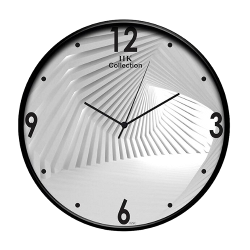 IIK COLLECTION Glass Wall Clock