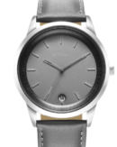 Titan Wrist Wit Quartz Analog with Date Grey Dial Leather Strap Watch for Men