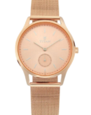 Titan Workwear Rose Gold Dial Analog Metal Strap watch for Women