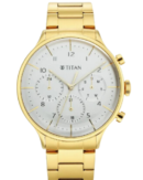 Titan Urban Magic Silver Dial Quartz Multifunction Stainless Steel Strap watch for Men