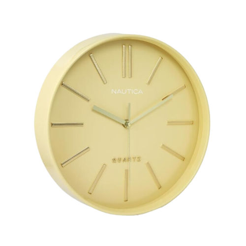 Nautica Non Ticking Silent Wall Clock