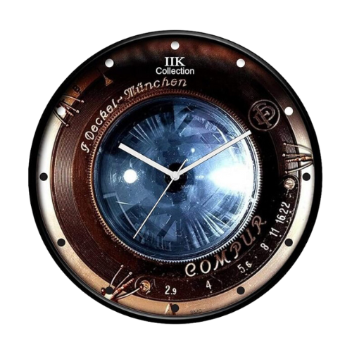 IIK COLLECTION Designer Analog Plastic Round Wall Clock