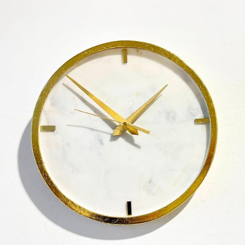 HOMEARTE INDIA Marble Wall Clock | Decorative Latest Wall Clock | Analog Wall Clock